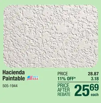 Menards Dpi earth stone 4' x 8' paintable hacienda stucco wall panel offer