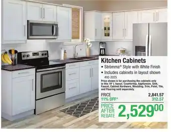 Menards Kitchen cabinets offer