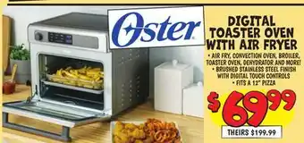 Ollie's Oster digital toaster oven with air fryer offer