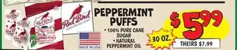 Ollie's Peppermint puffs offer