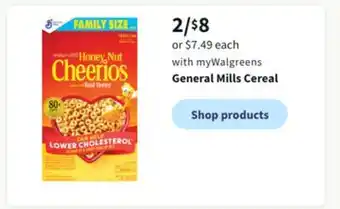 Walgreens General mills cereal offer