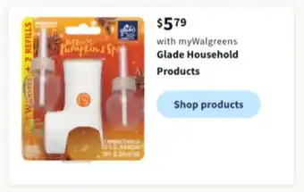 Walgreens Glade household products offer