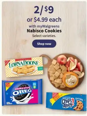 Walgreens Nabisco cookies offer