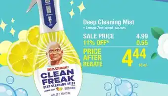Menards Mr. clean clean freak starter kit lemon zest scent - 16 oz offer