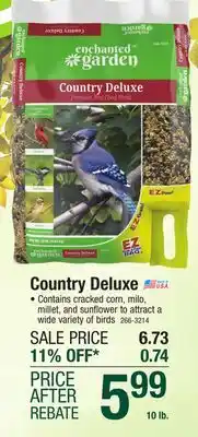 Menards Enchanted garden country deluxe premium wild bird food seed blend - 10 lb offer