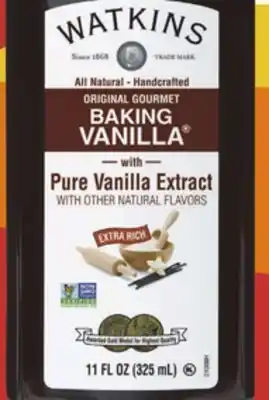 Menards Watkins all natural original gourmet baking vanilla extract - 11 fl. oz offer