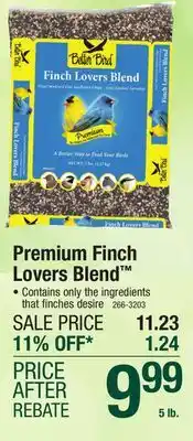 Menards Better bird better blend premium finch lovers blend bird food seed - 5 lb offer