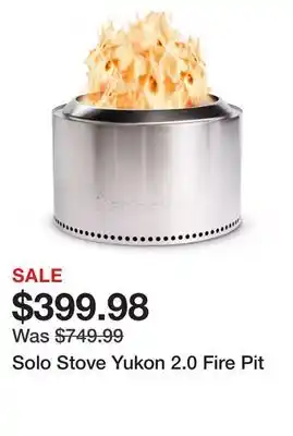 Dick's Sporting Goods Solo stove yukon 2.0 fire pit offer
