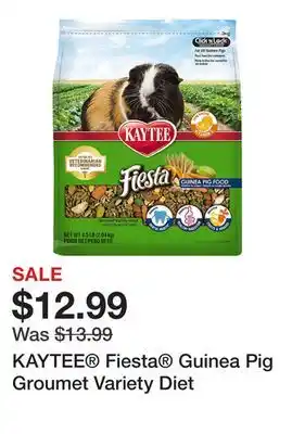 Petsmart Kaytee fiesta guinea pig groumet variety diet offer