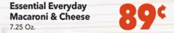 Vallarta Supermarkets Essential everyday macaroni & cheese offer