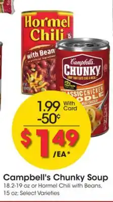 Kroger Campbell's chunky soup offer