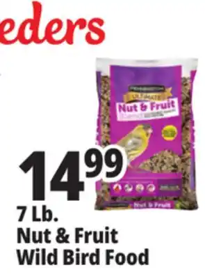 Ocean State Job Lot 7 lb. nut & fruit wild bird food offer