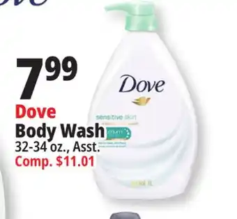 Ocean State Job Lot Dove body wash offer