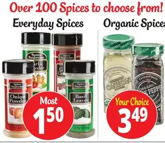 Ocean State Job Lot Over 100 spices to choose from! offer