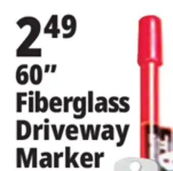 Ocean State Job Lot 60 fiberglass driveway marker offer