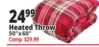 Ocean State Job Lot Heated throw offer