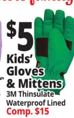 Ocean State Job Lot Kids' gloves & mittens offer