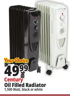 Ocean State Job Lot Century oil filled radiator offer
