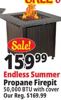 Ocean State Job Lot Endless summer propane firepit offer