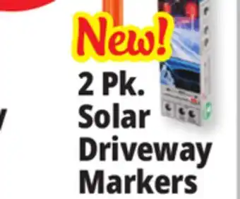 Ocean State Job Lot 2 pk. solar driveway markers offer