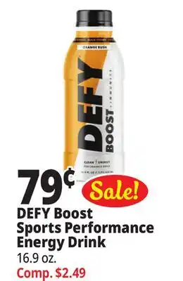 Ocean State Job Lot Defy boost sports performance energy drink offer