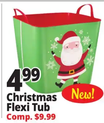 Ocean State Job Lot Christmas flexi tub offer
