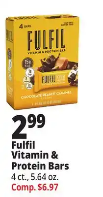 Ocean State Job Lot Fulfil vitamin & protein bars offer