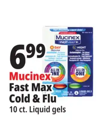 Ocean State Job Lot Mucinex fast max cold & flu offer