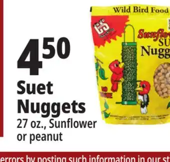Ocean State Job Lot Suet nuggets offer