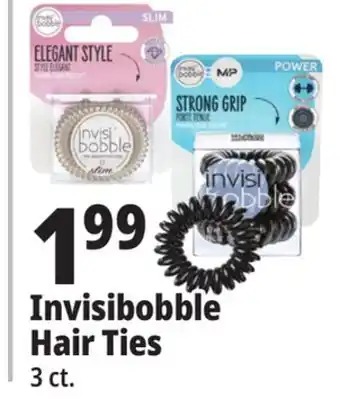 Ocean State Job Lot Invisibobble hair ties offer