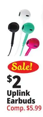 Ocean State Job Lot Uplink earbuds offer