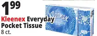 Ocean State Job Lot Kleenex everyday facial tissue, 8 count offer