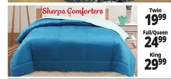 Ocean State Job Lot Sherpa comforters offer