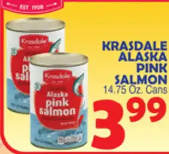 Bravo Supermarkets Krasdale alaska pink salmon offer