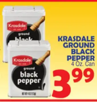 Bravo Supermarkets Krasdale ground black pepper offer