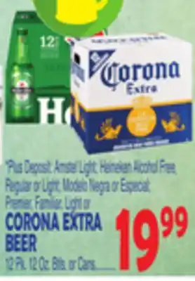 Bravo Supermarkets Corona extra beer offer