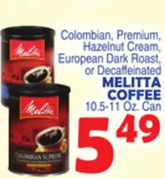 Bravo Supermarkets Melitta coffee offer