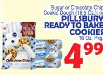 Bravo Supermarkets Pillsbury ready to bake cookies, 16 oz. pkg offer