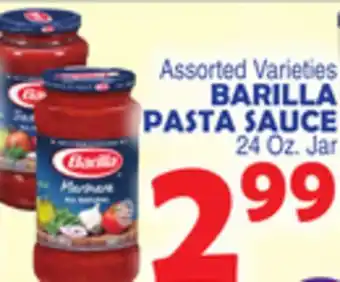 Bravo Supermarkets Barilla pasta sauce offer