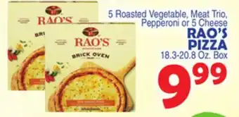 Bravo Supermarkets Rao's pizza offer