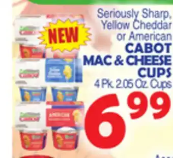 Bravo Supermarkets Cabot mac & cheese cups offer
