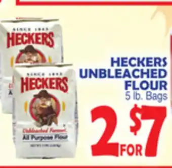 Bravo Supermarkets Heckers unbleached flour offer