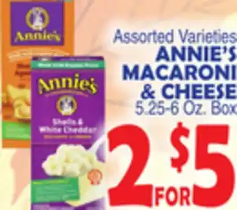 Bravo Supermarkets Annie's macaroni & cheese offer