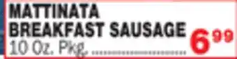 Bravo Supermarkets Mattinata breakfast sausage offer