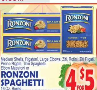 Bravo Supermarkets Ronzoni spaghetti offer