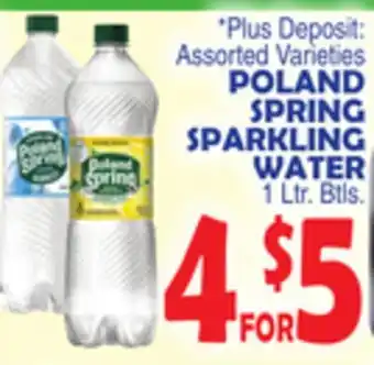 Bravo Supermarkets Poland spring sparkling water offer