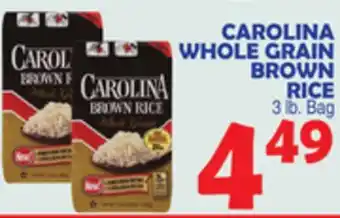 Bravo Supermarkets Carolina whole grain brown rice offer