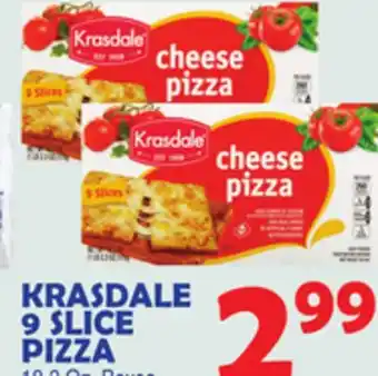 Bravo Supermarkets Krasdale 9 slice pizza offer