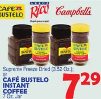 Bravo Supermarkets Café bustelo instant coffee offer