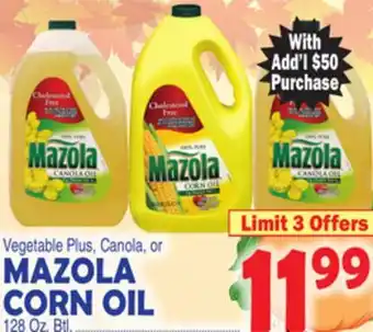 Bravo Supermarkets Mazola corn oil offer